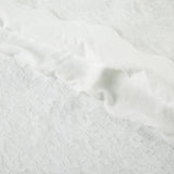Off-shoulder white lace fishtail maxi dress - View 11 | Clistos
