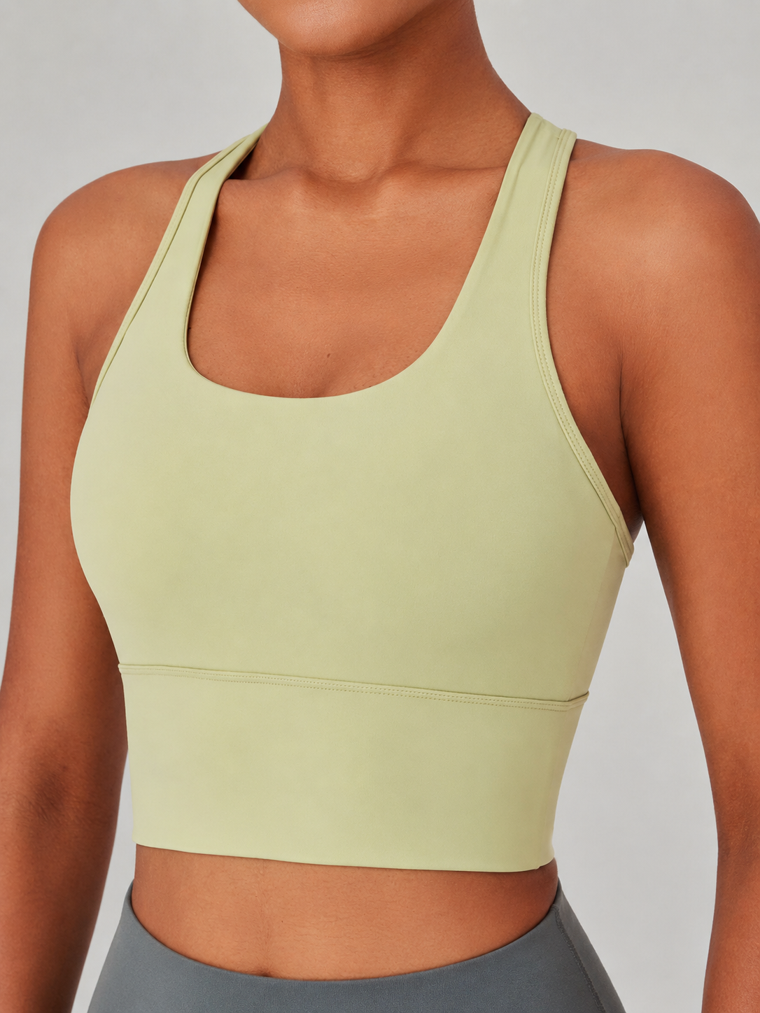 SculptFlex Seamless Longline Sports Bra for Women