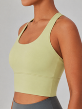 SculptFlex Seamless Longline Sports Bra for Women