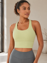 SculptFlex Seamless Longline Sports Bra for Women