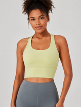 SculptFlex Seamless Longline Sports Bra for Women