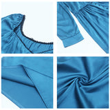 Clistos off-shoulder ruched satin mini dress - View 9 | Clistos