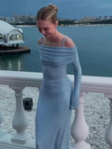 Clistos Off Shoulder Bodycon Maxi Dress - View 6 | Clistos