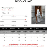 Clistos white lace v-neck spaghetti strap maxi dress with high slit - View 6 | Clistos