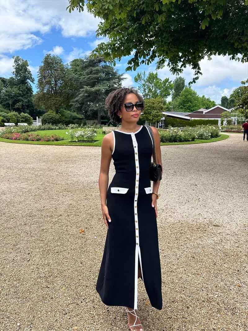 Clistos Georgia Ribbed Knit Maxi Dress - View 8 | Clistos