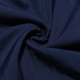Navy square neck corset mini dress with puff sleeves - View 8 | Clistos