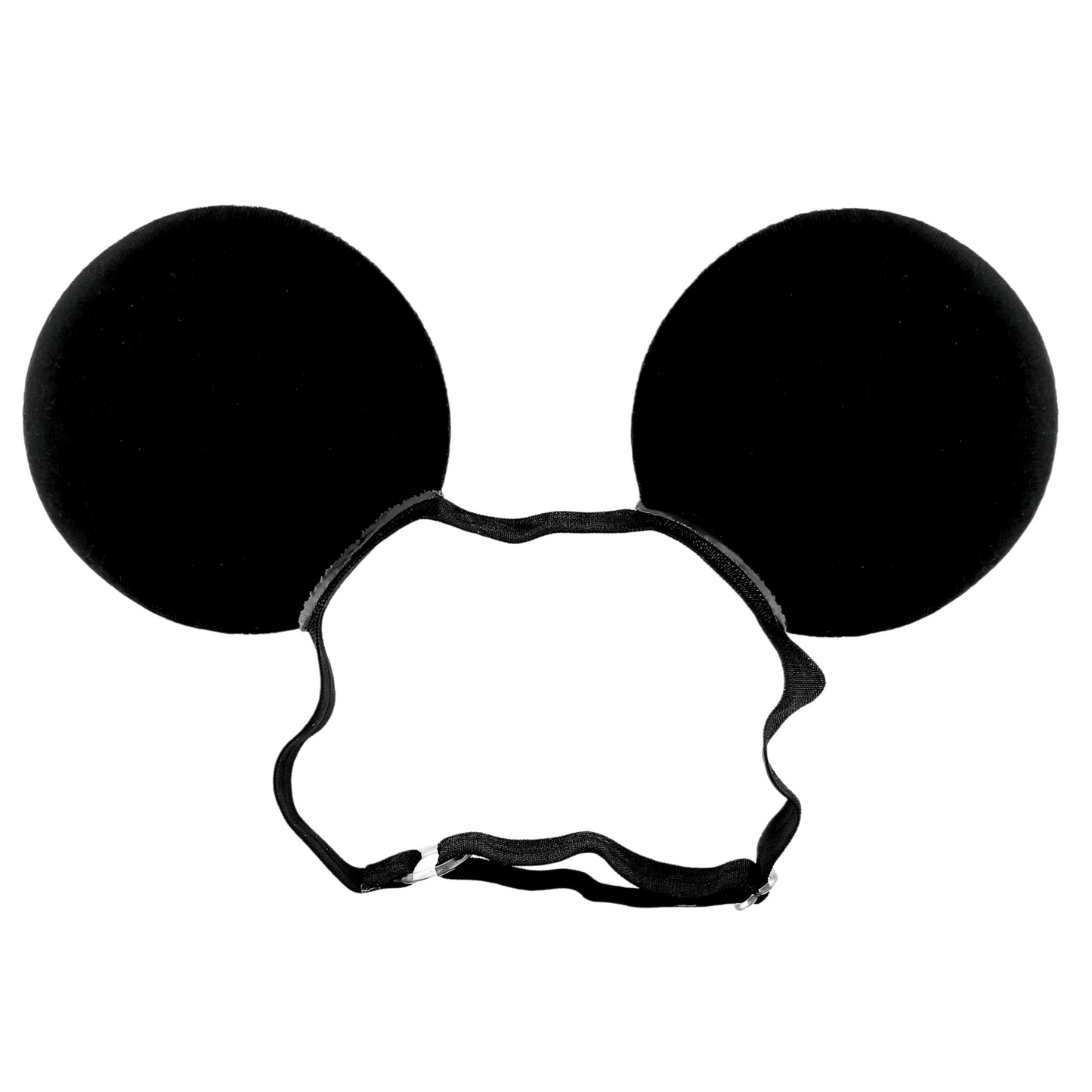 Velvet Elastic Mickey Ears