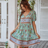 Clistos Boho Mini Dress - View 6 | Clistos