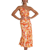 Floral one-shoulder sundress - View 9 | Clistos