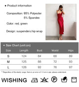Red V-neck spaghetti strap midi satin slip dress - View 6 | Clistos