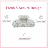 Sweetheart Clip In Floral Crystal