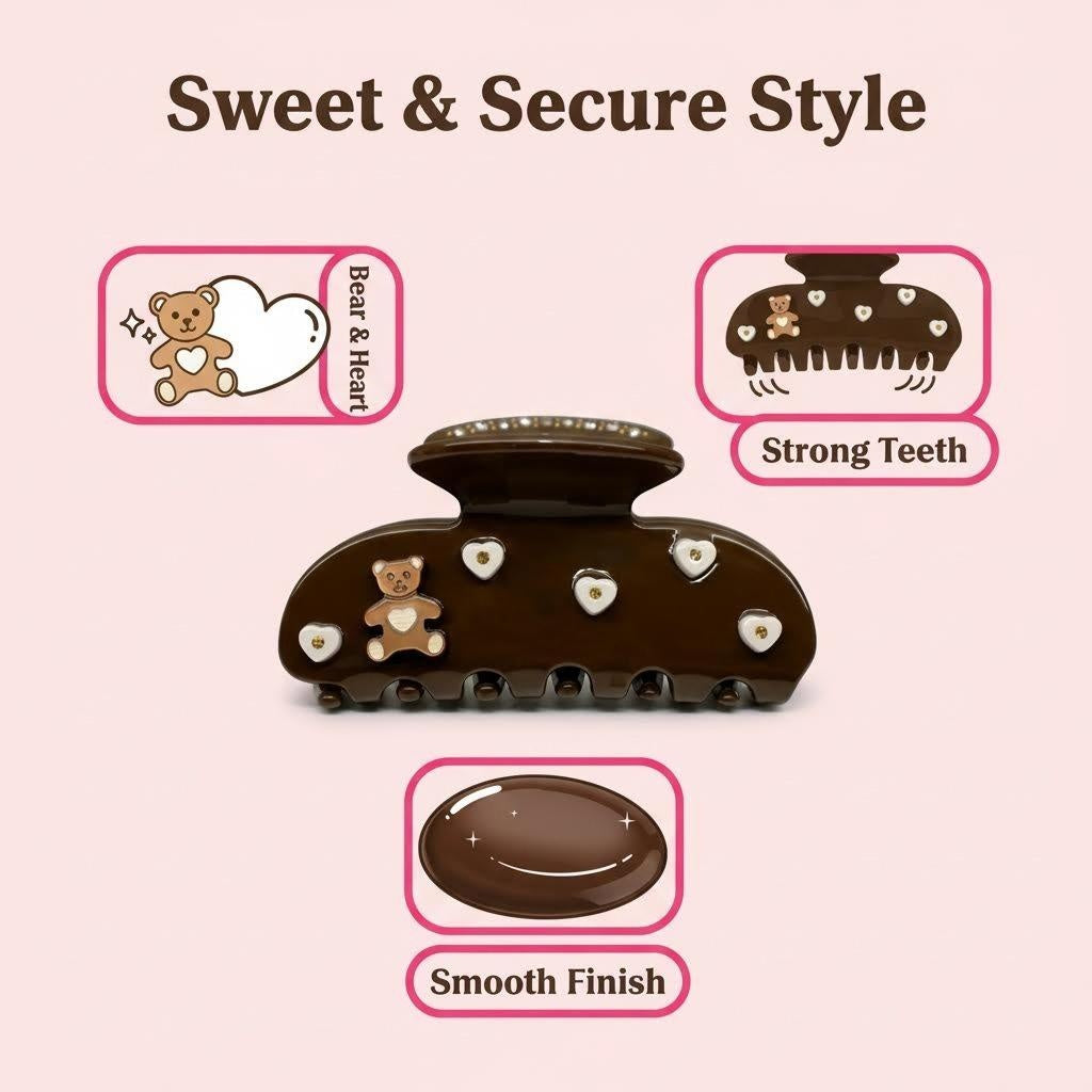 Sweetheart Hair Claw Clip