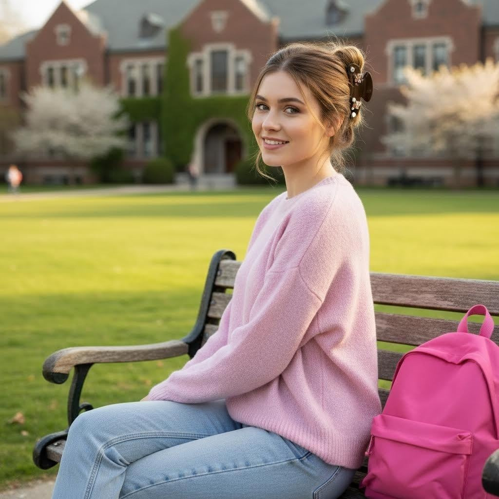 Sweetheart Hair Claw Clip
