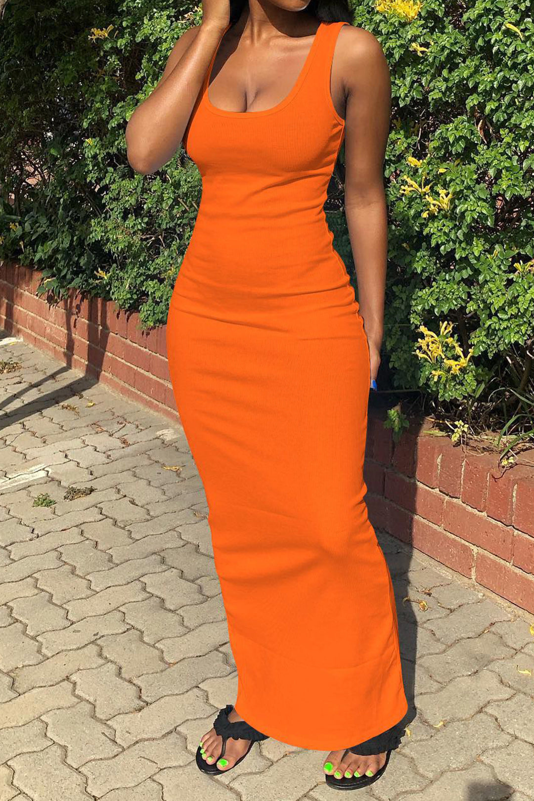 Clistos ribbed tank maxi dress - View 10 | Clistos