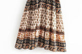 Bohemian Floral Batwing Maxi Dress - View 10 | Clistos