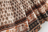 Bohemian Floral Batwing Maxi Dress - View 11 | Clistos