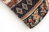 Bohemian Floral Batwing Maxi Dress - View 13 | Clistos