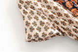Bohemian Floral Batwing Maxi Dress - View 15 | Clistos