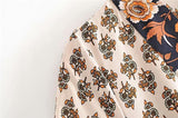 Bohemian Floral Batwing Maxi Dress - View 18 | Clistos