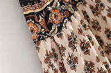 Bohemian Floral Batwing Maxi Dress - View 19 | Clistos