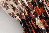 Bohemian Floral Batwing Maxi Dress - View 20 | Clistos