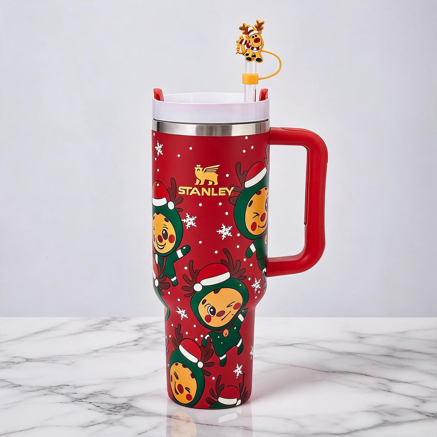 Stanley Christmas Reindeer Tumbler redesigned product image
