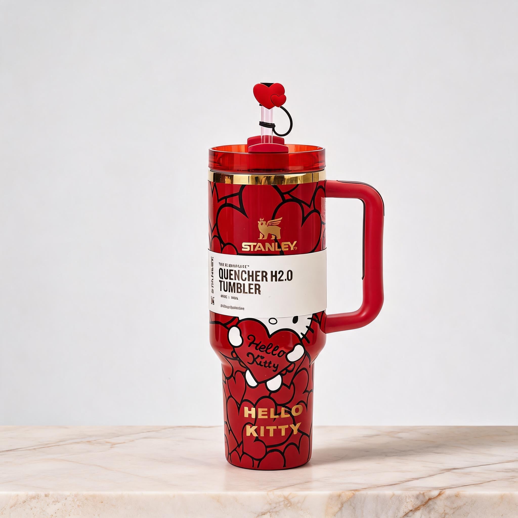 Stanley Hello Kitty Glitter Tumbler with Handle redesigned product image