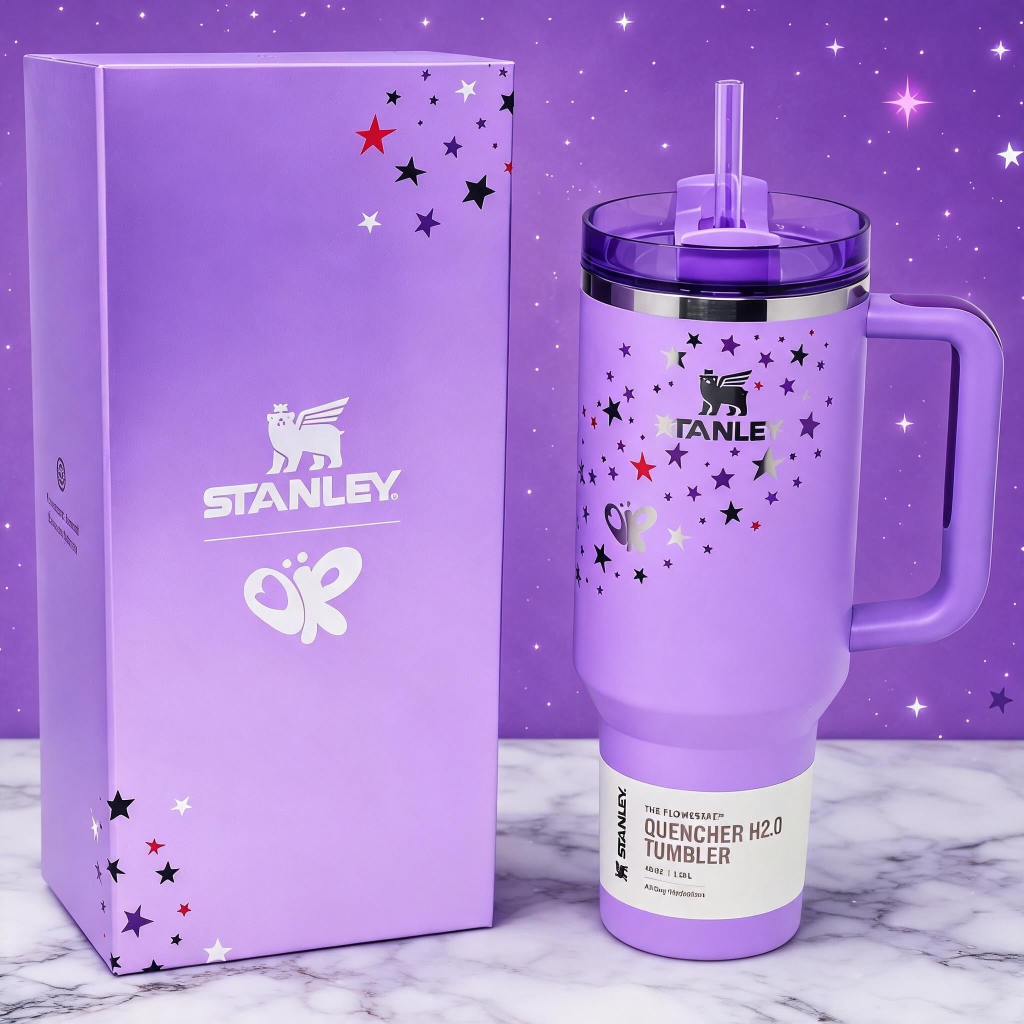 Stanley 40oz Star Glow Tumbler with Handle & Straw redesigned product image