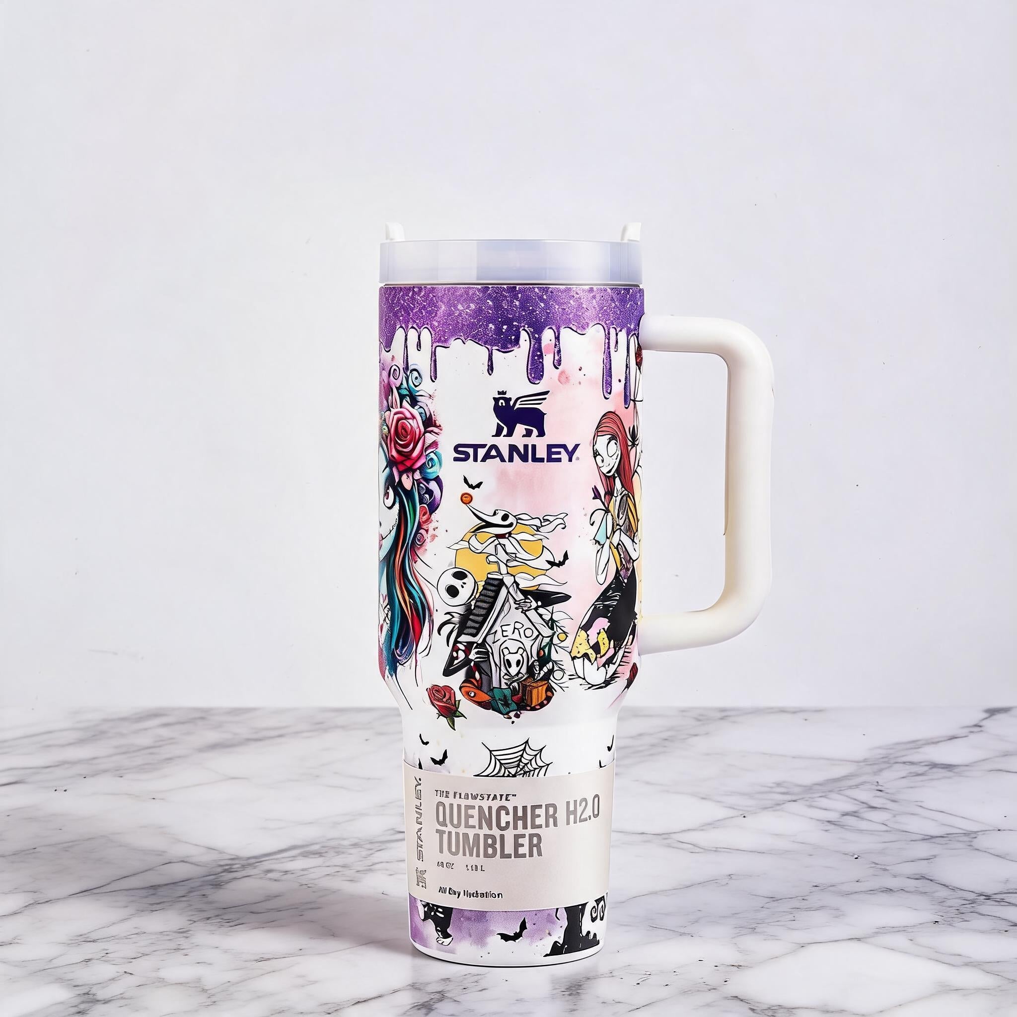 Stanley Luminous Glow Tumbler - Stitch & Nightmare Edition redesigned product image