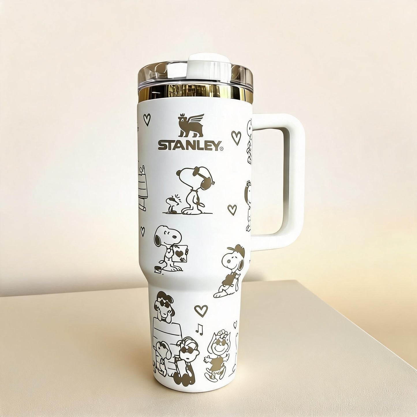 Stanley Snoopy 40oz Insulated Tumbler with Handle redesigned product image