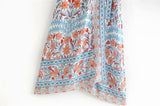 Boho Floral Wrap Midi Dress - View 14 | Clistos