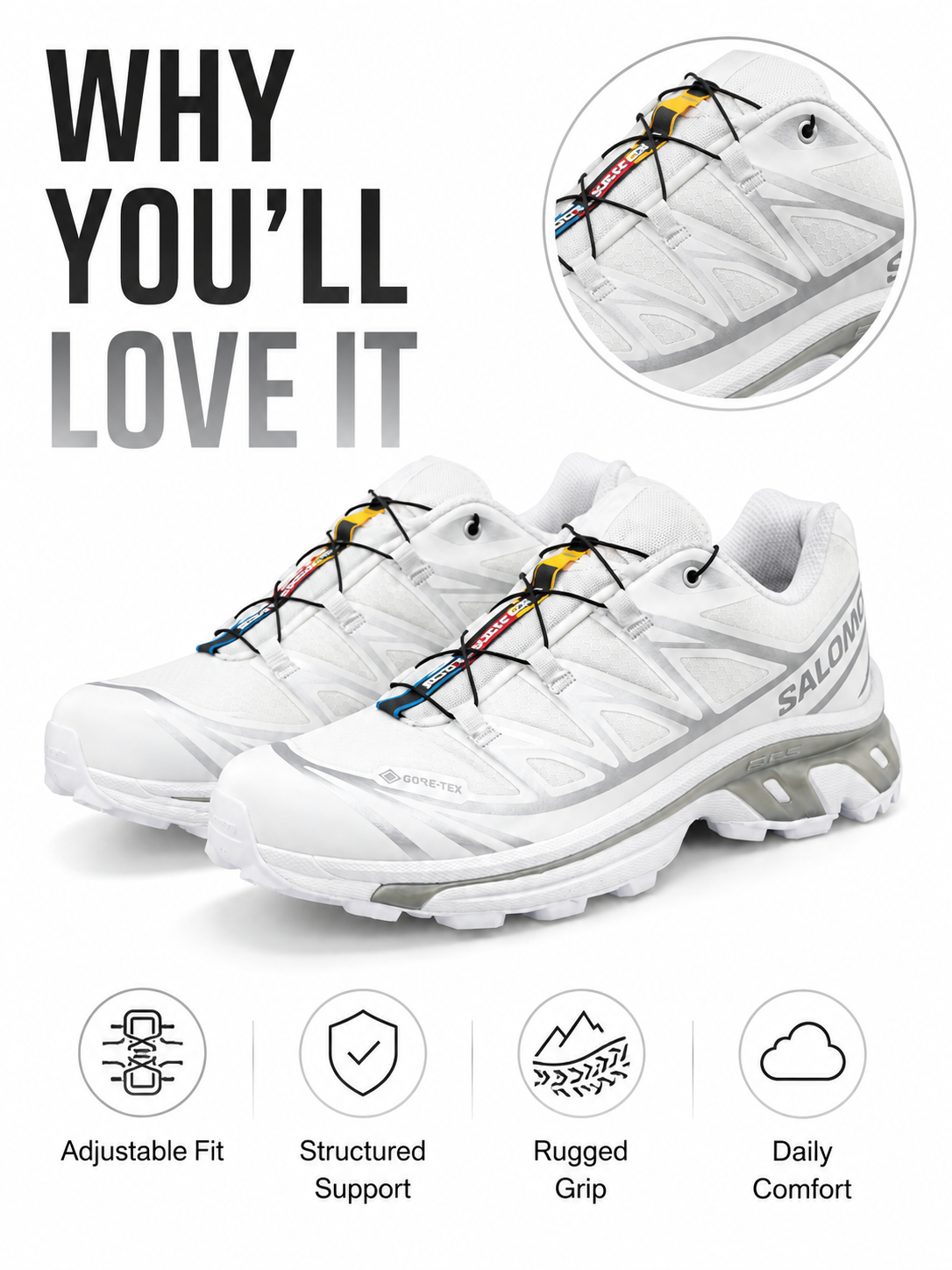Salomon XT-6 Unisex Fashion Sneakers