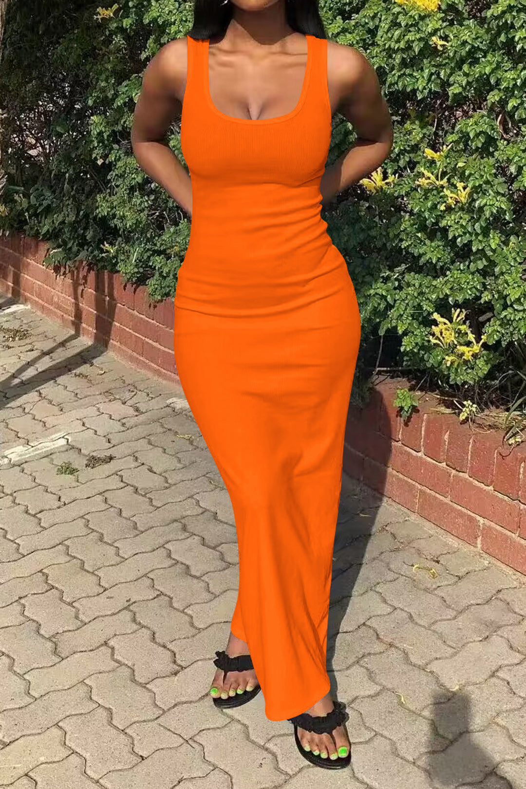 Clistos ribbed tank maxi dress - View 8 | Clistos