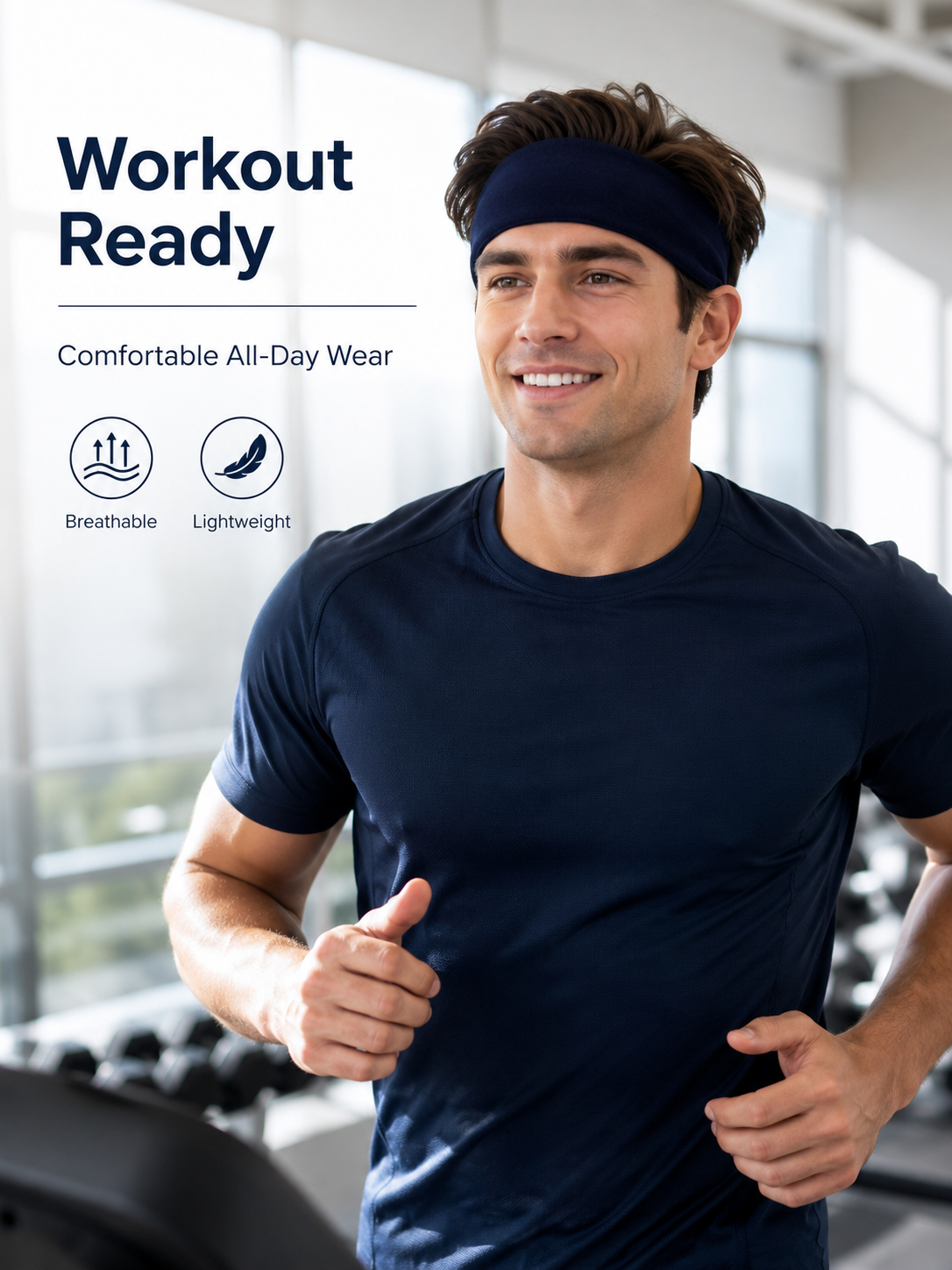 FlexCore Wide Sports Headband for Women