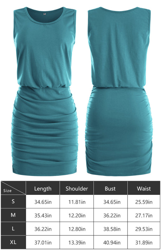 Clistos Sleeveless Tank Dress with Sheath Skirt - View 18 | Clistos