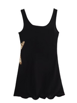 Clistos sequin star applique mini dress - View 6 | Clistos