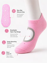 BloomGrip Non Slip Pilates Socks for Women