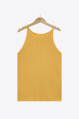 Open knit tank top - View 15 | Clistos