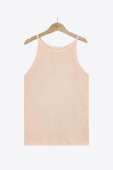 Open knit tank top - View 18 | Clistos