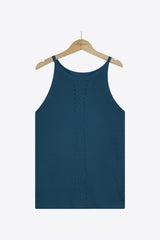 Open knit tank top - View 21 | Clistos