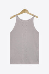 Open knit tank top - View 24 | Clistos