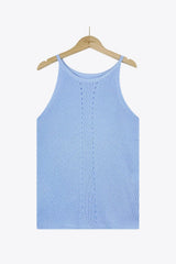 Open knit tank top - View 33 | Clistos