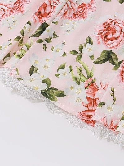 Floral Cami Maxi Dress with Tie Front Detail - View 8 | Clistos
