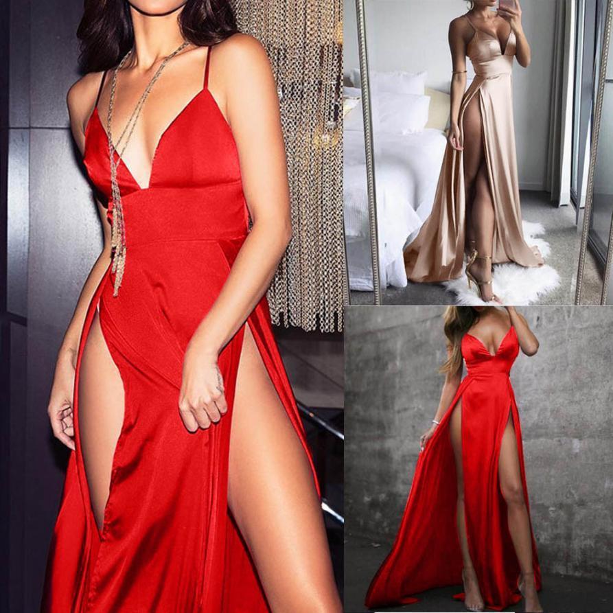 Clistos high split maxi evening dress - View 10 | Clistos