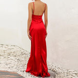 Clistos high split maxi evening dress - View 15 | Clistos