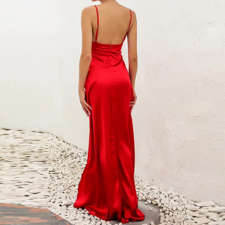 Clistos high split maxi evening dress - View 15 | Clistos