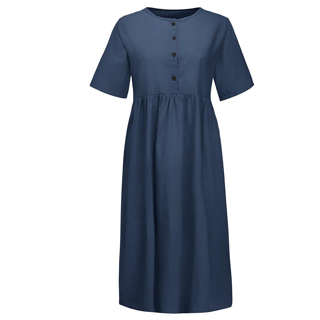 Clistos Button-Down Midi Summer Dress - View 8 | Clistos