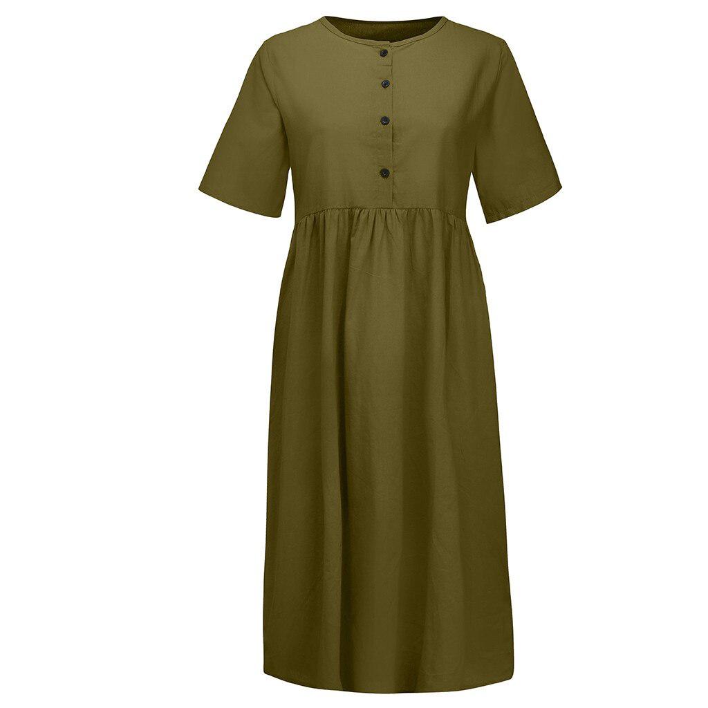 Clistos Button-Down Midi Summer Dress - View 9 | Clistos