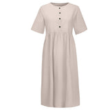Clistos Button-Down Midi Summer Dress - View 10 | Clistos