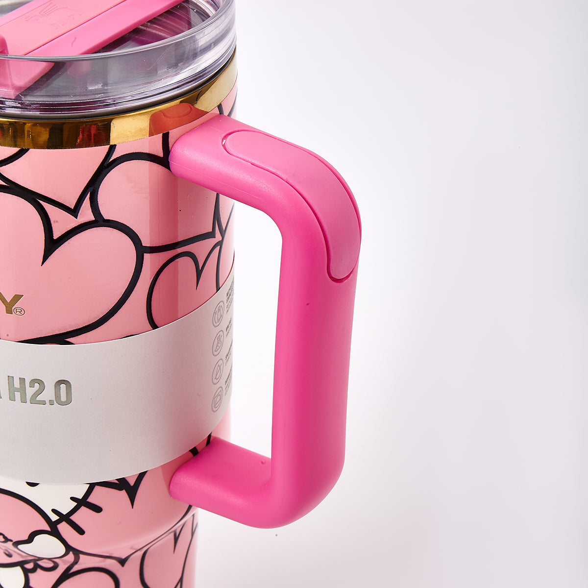 Stanley x Hello Kitty Sweet Hearts Glitter Tumbler - View 7 | Clistos
